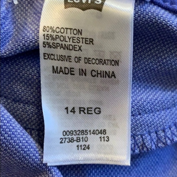 Levi’s Girls Shorty Shorts in size 14 - Picture 6 of 7